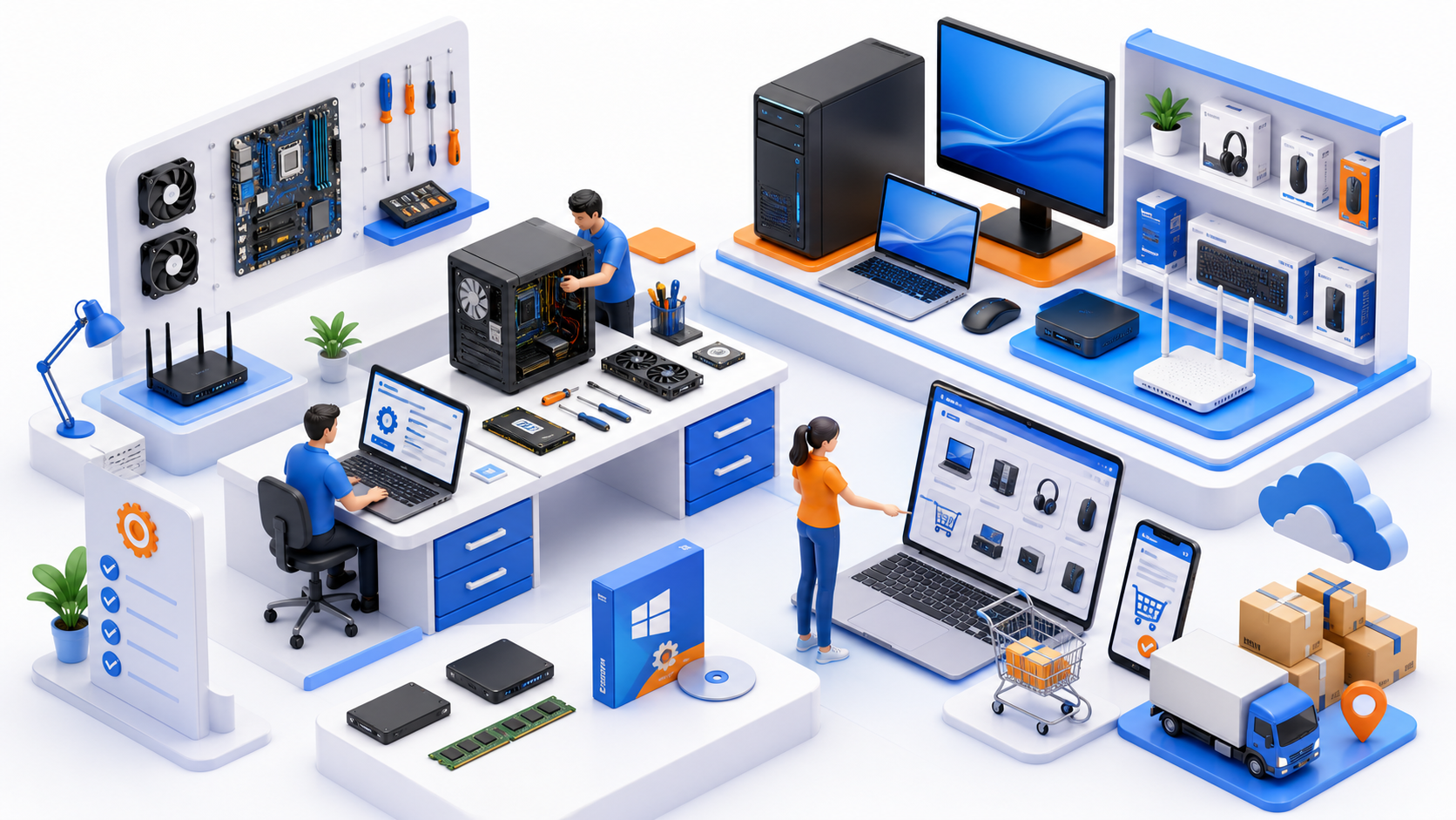 Hardware y soporte Windows servicio técnico hardware Windows ESAMSoft